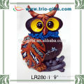 Wholesale Multicolor Polyresin Owl Shape Wall Hanging